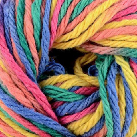 Premier Home Cotton 1032-01 Rainbow 14 ounce or 400 gram cone. Cotton and Polyester.